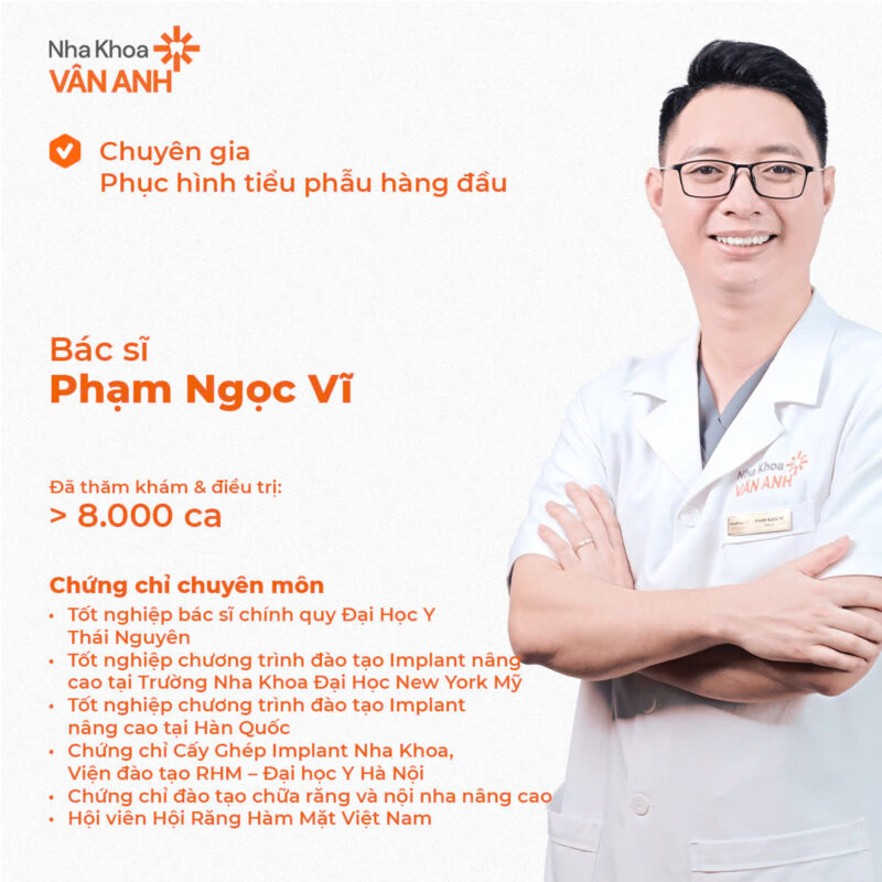 bác sĩ Vĩ nha khoa vân anh hải dương