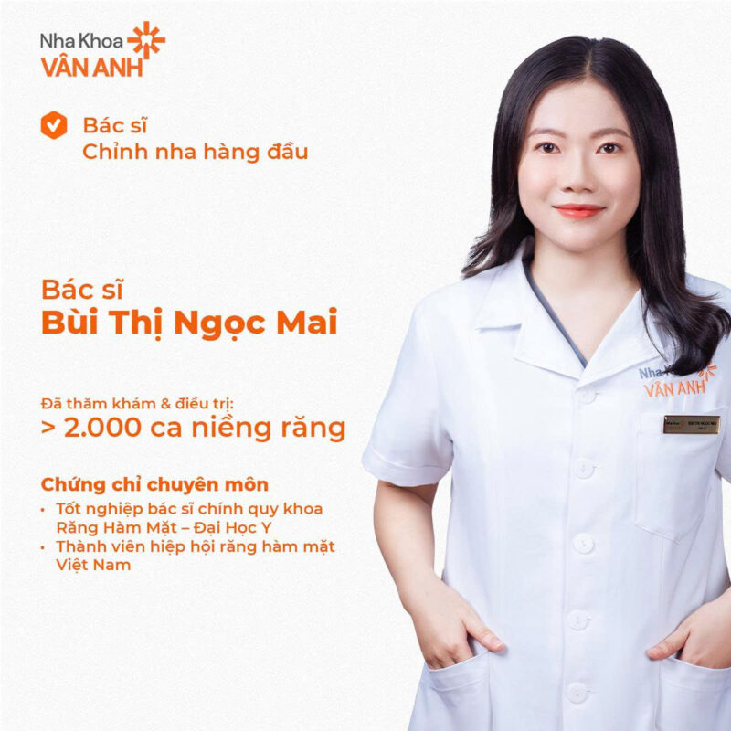 bác sĩ Mai nha khoa vân anh hải dương