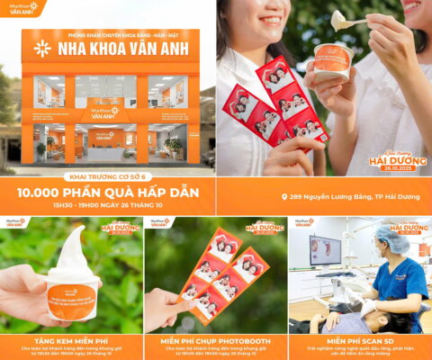 khai trương nha khoa vân anh cơ sở hải dương