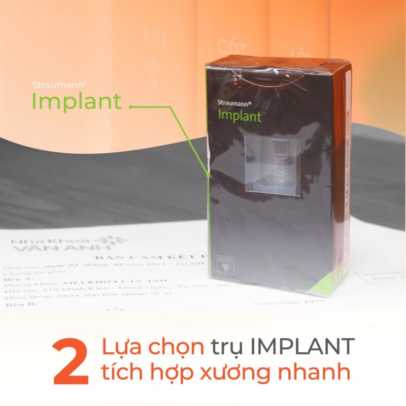 lựa chọn trụ implant