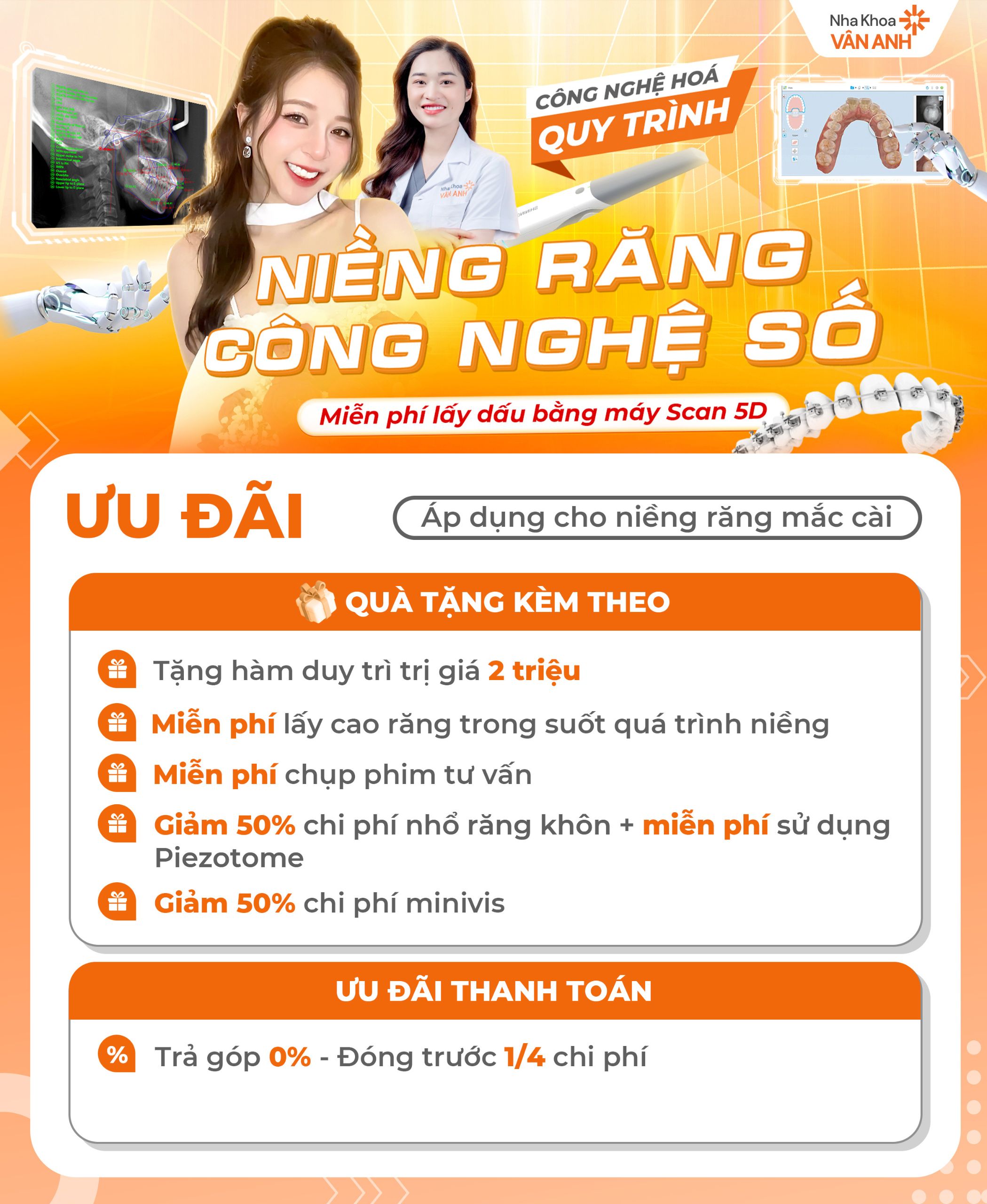 ưu đãi niềng mắc cài