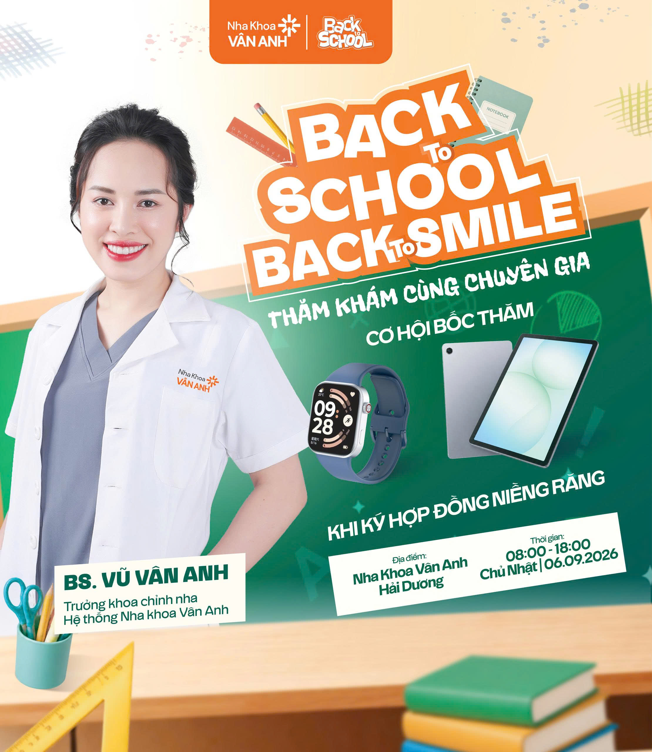 back to shool back to smile